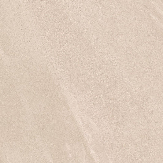 Natural Rectified Stone Effect Porcelain Stoneware 60x60 8.5mm Cream Burlington Stone - Gardenia Orchidea
