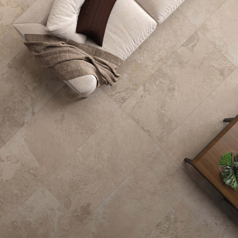 Gres Porcellanato Effetto Pietra Rettificato Naturale 60x60 8.5mm Sand Alpes Raw - ABK