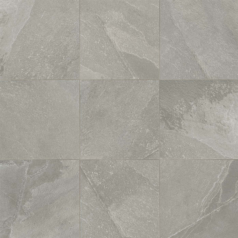 Natural Rectified Stone Effect Porcelain Stoneware 60x60 9mm Fossil Natural Stone - Florim