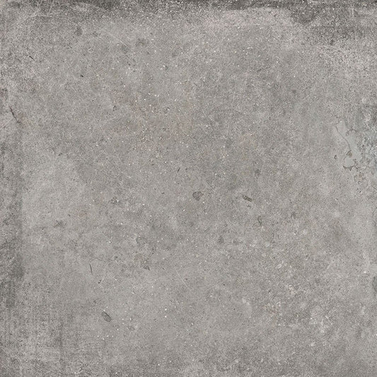 Natural Rectified Stone Effect Porcelain Stoneware 80x80 8.5mm Mud Amboise - Gardenia Orchidea