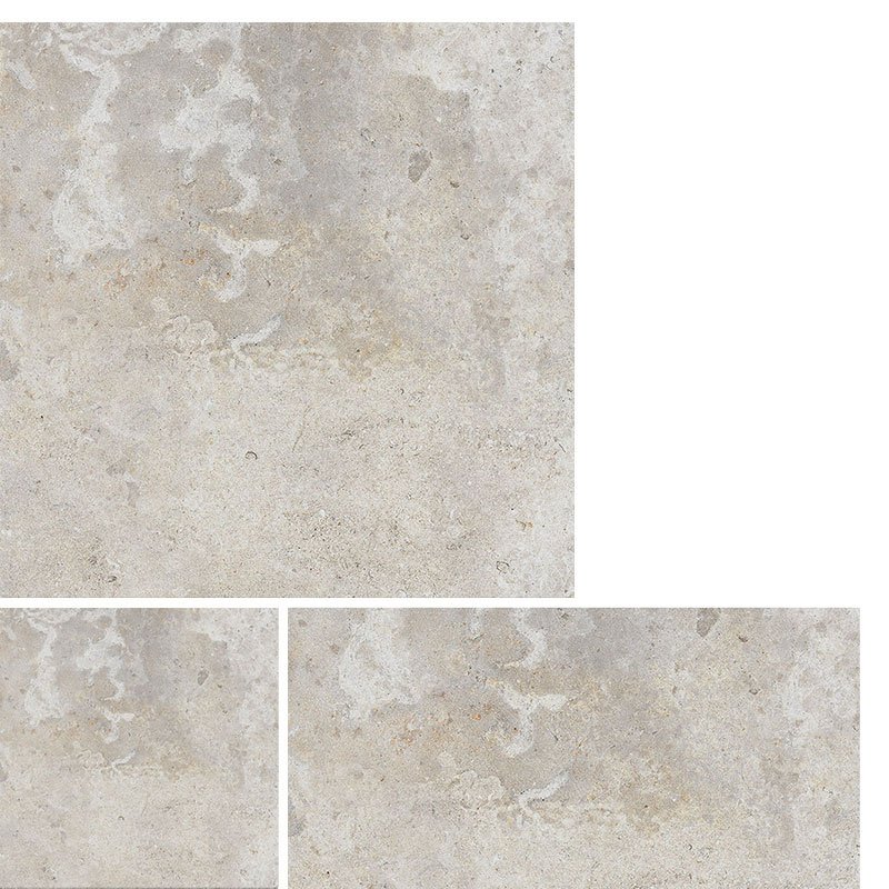 Natural Rectified Stone Effect Porcelain Stoneware Multiformatox 8.5mm Lime Amboise - Gardenia Orchidea