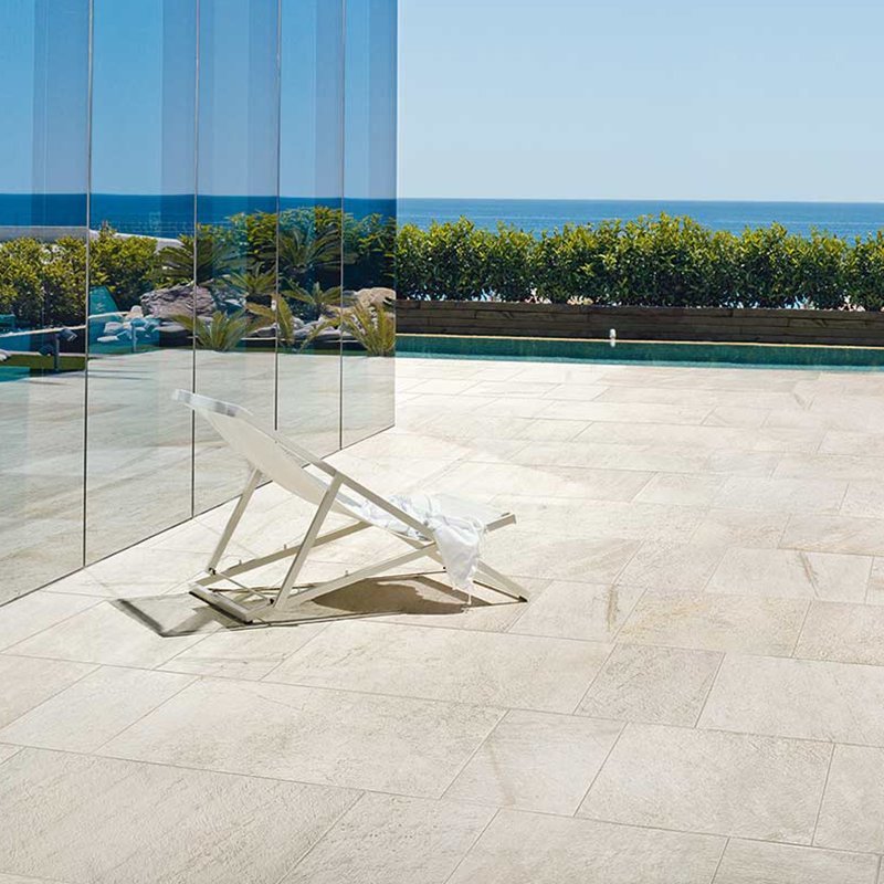 Stone Effect Porcelain Stoneware Soft 30x60 White Walks - Florim