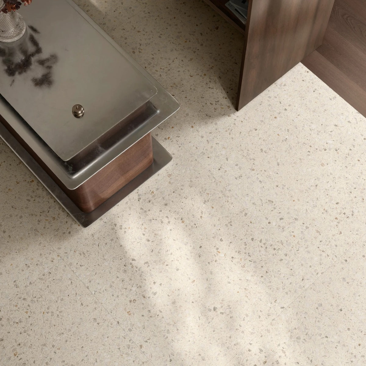 Gres Porcellanato Rettificato Antislip Surface 2.0 Effetto Graniglia 90X90 - Glow Ivory