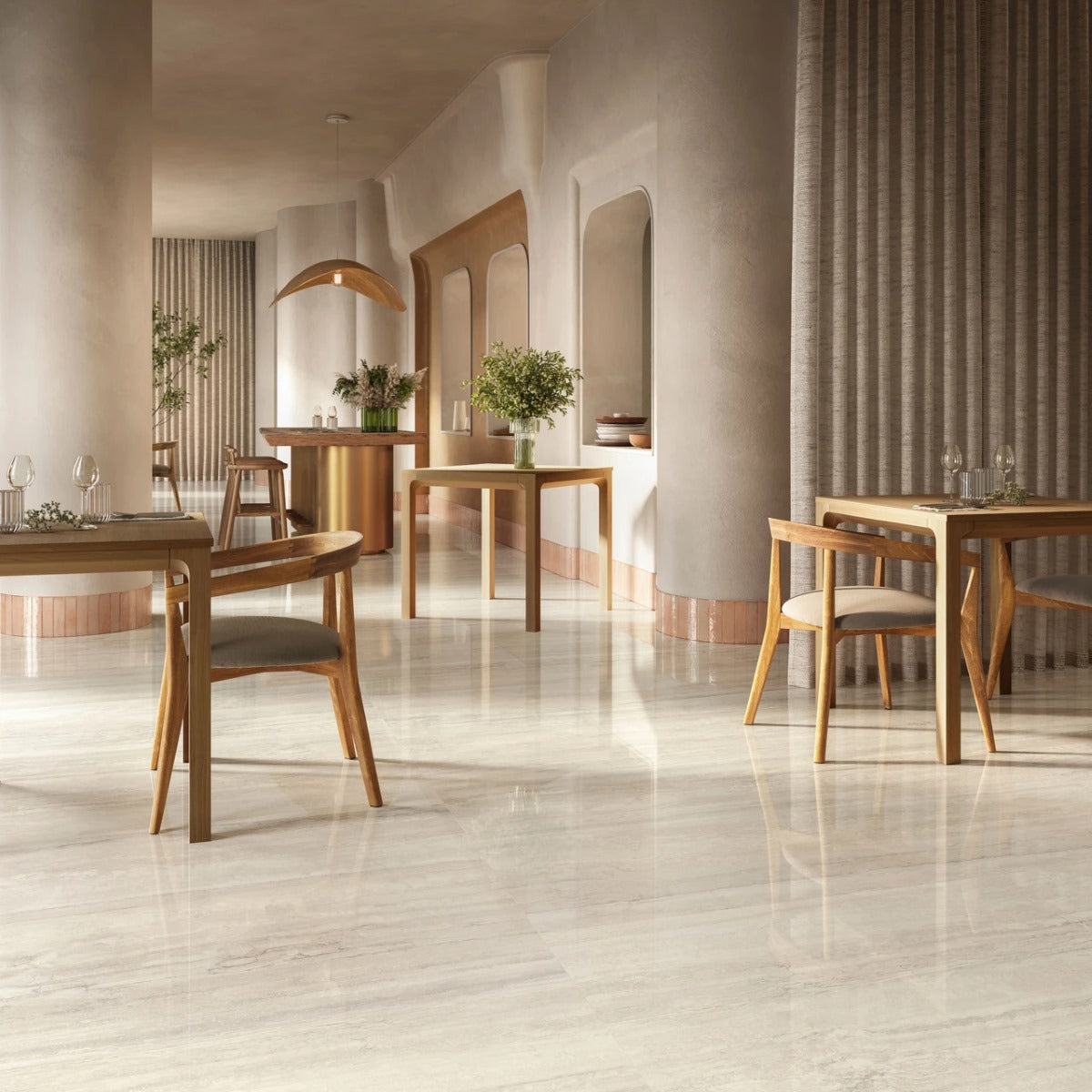 Gres Porcellanato Rettificato Kry Effetto Marmo 60X120 - Invictus Ivory