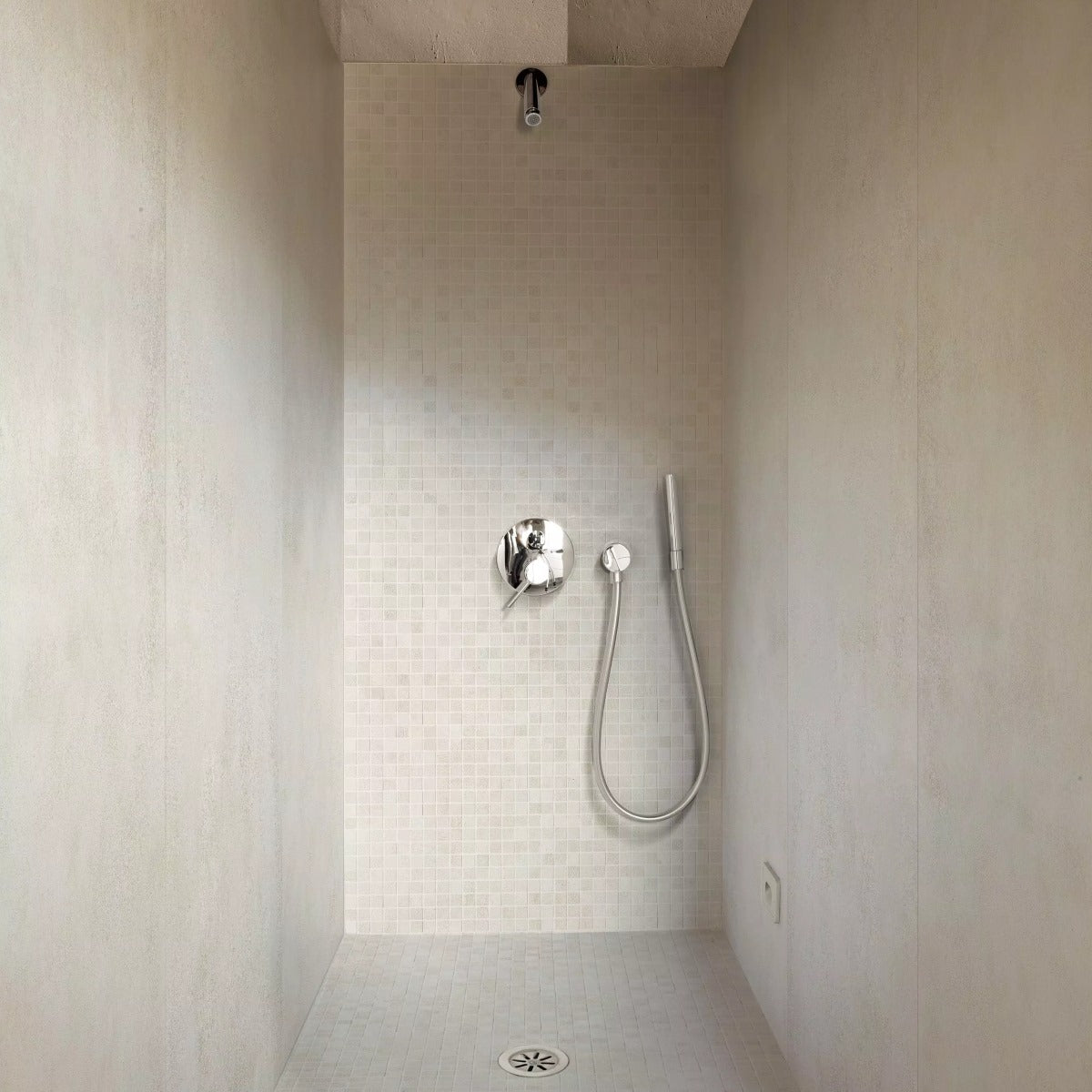 Gres Porcellanato Naturale Effetto Cemento Rettificato 120x120 Industrial Ivory - Florim