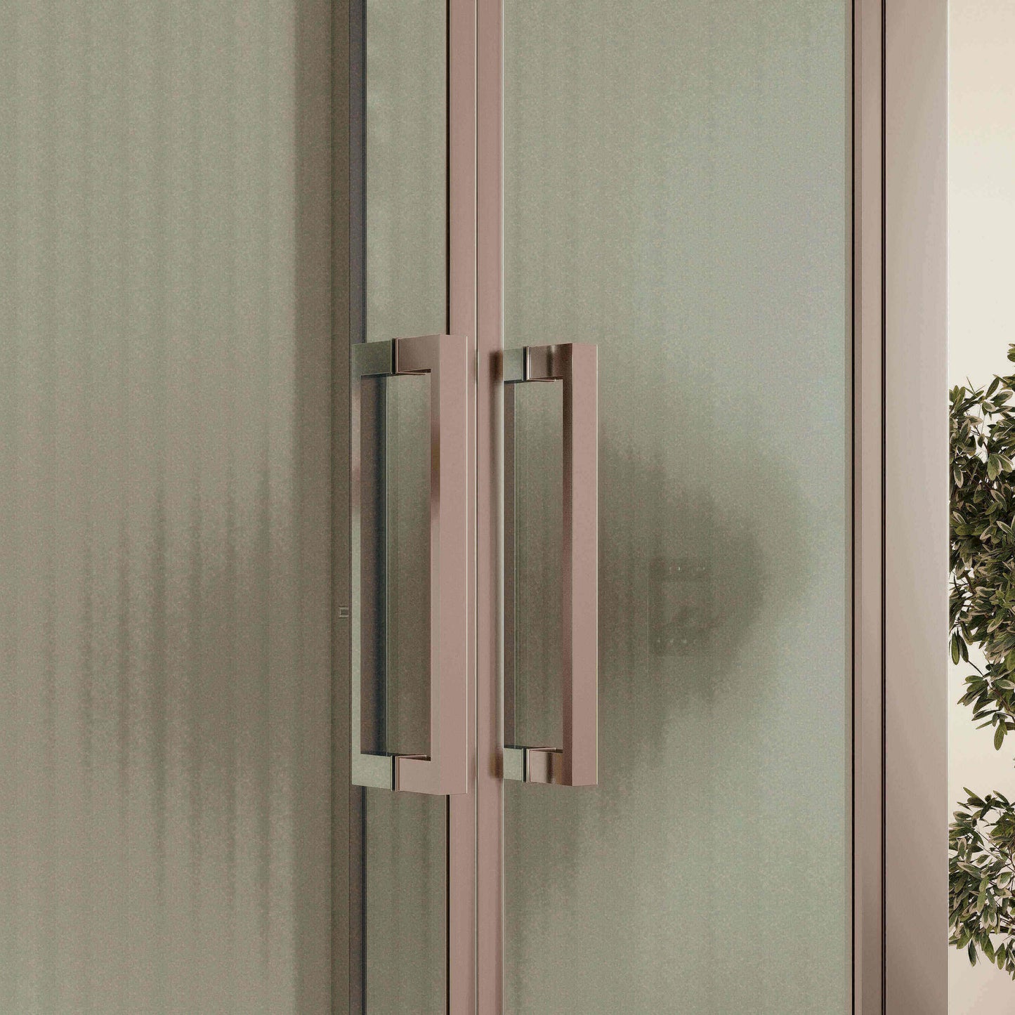 Box Doccia 70x100 cm Saloon Vetro Martellato e Profilo Cromo - Escape
