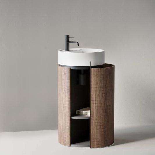 Lavabo Freestanding 45 cm Rovere Scuro - Cora