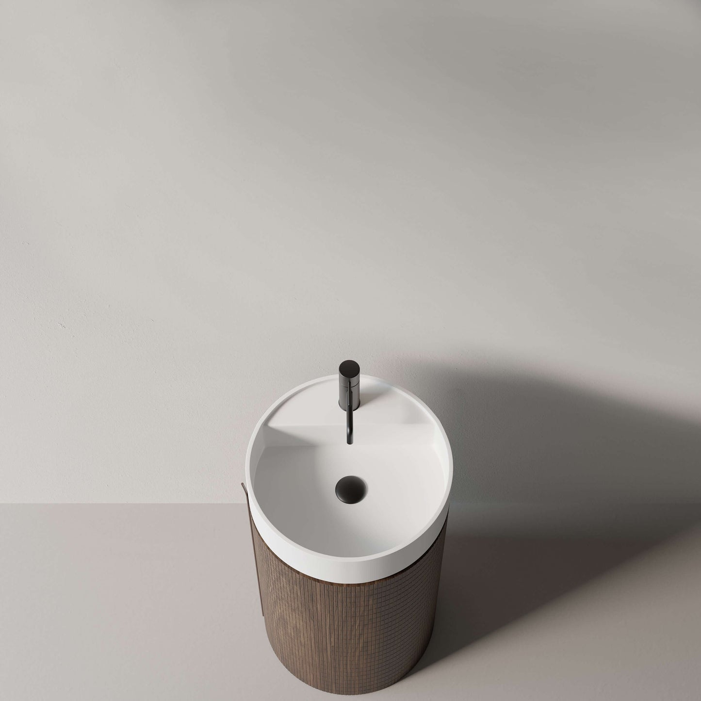 Lavabo Freestanding 45 cm Rovere Scuro - Cora