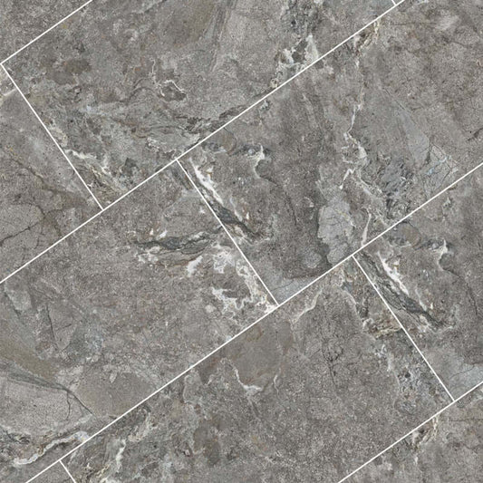 Rectified Stone Effect Porcelain Stoneware Strip Grip 30x60 9mm Silver Porphyry Onyx&amp;More - Florim