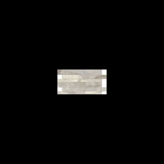 Stone Effect Porcelain Stoneware Strip Rectified Glossy 30x60 9mm Silver Onyx Onyx&amp;More - Florim