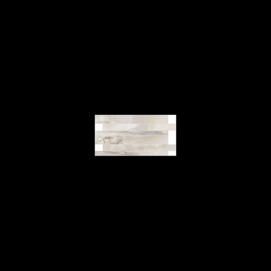 Rectified Glossy Stone Effect Porcelain Stoneware Strip 30x60 9mm White Onyx Onyx&amp;More - Florim