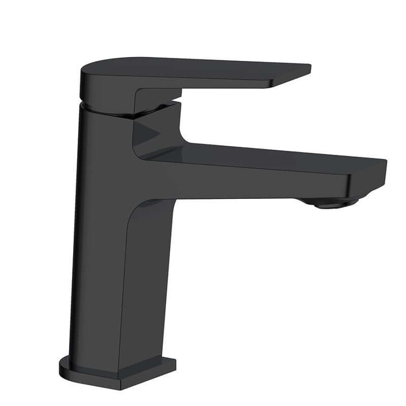 Miscelatore Lavabo  Nero Con Piletta Click Clack Sun - Meda