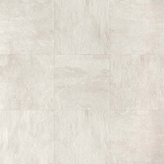 Offset Listello Module in Natural Stone Effect Porcelain Stoneware 21x40 9mm Blanc Ardoise - Florim