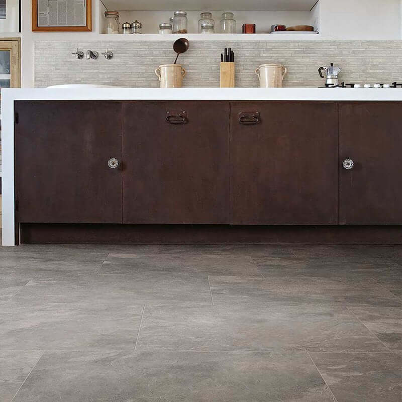 Modulo Listello Sfalsato in Gres Porcellanato Effetto Pietra Naturale 21x40 9mm Plomb Ardoise - Florim