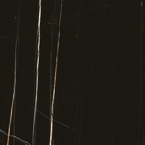 Natural Marble Effect Porcelain Stoneware Mosaic 30x30 9mm Sahara Noir Stones & More 2.0 - Florim