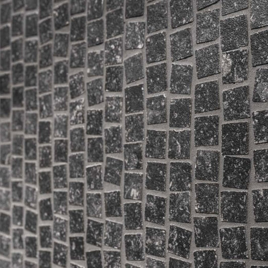 Mosaico in Gres Porcellanato Effetto Pietra Rettificato Lappato 32.5x32.5 8.5mm Age Stone Origini - Gardenia Orchidea