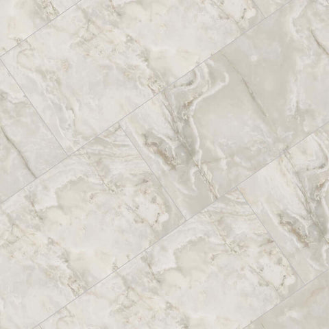 Mosaico in Gres Porcellanato Effetto Pietra Rettificato Satinato 30x30 9mm White Onyx Onyx&More - Florim