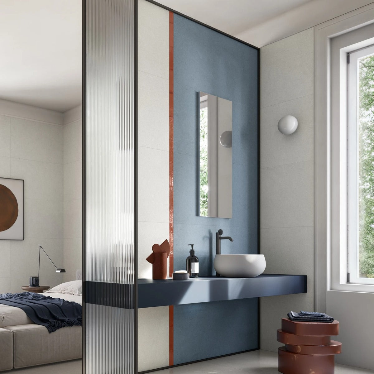Gres Porcellanato Rettificato Naturale Decoro Effetto Graniglia 60X120 - Iro Pearl