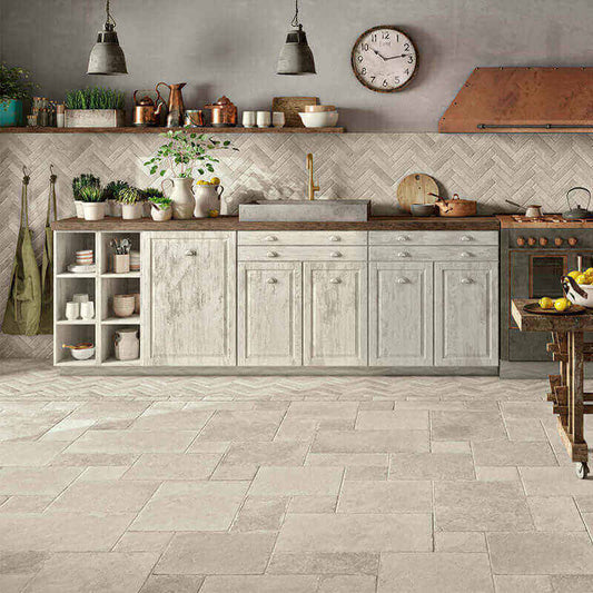 Gres Porcellanato Effetto Pietra 20x20 Grigio Pietra di Ostuni - Cerdomus