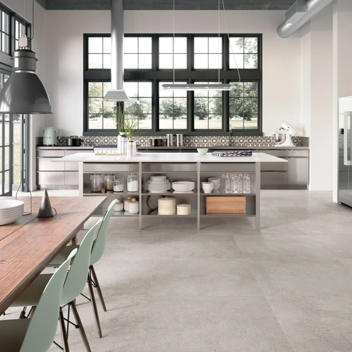 Gres Porcellanato Rettificato Plissè Effetto Pietra 60X120 - Highstone Pearl