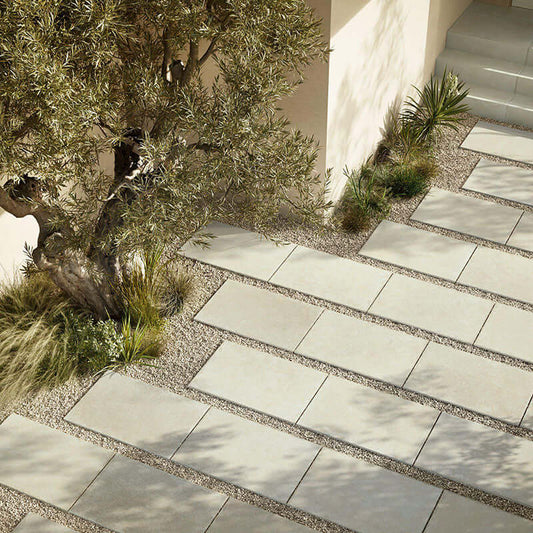 Gres Porcellanato Effetto Pietra Grip 60x60 Avorio Pietra di Ostuni - Cerdomus