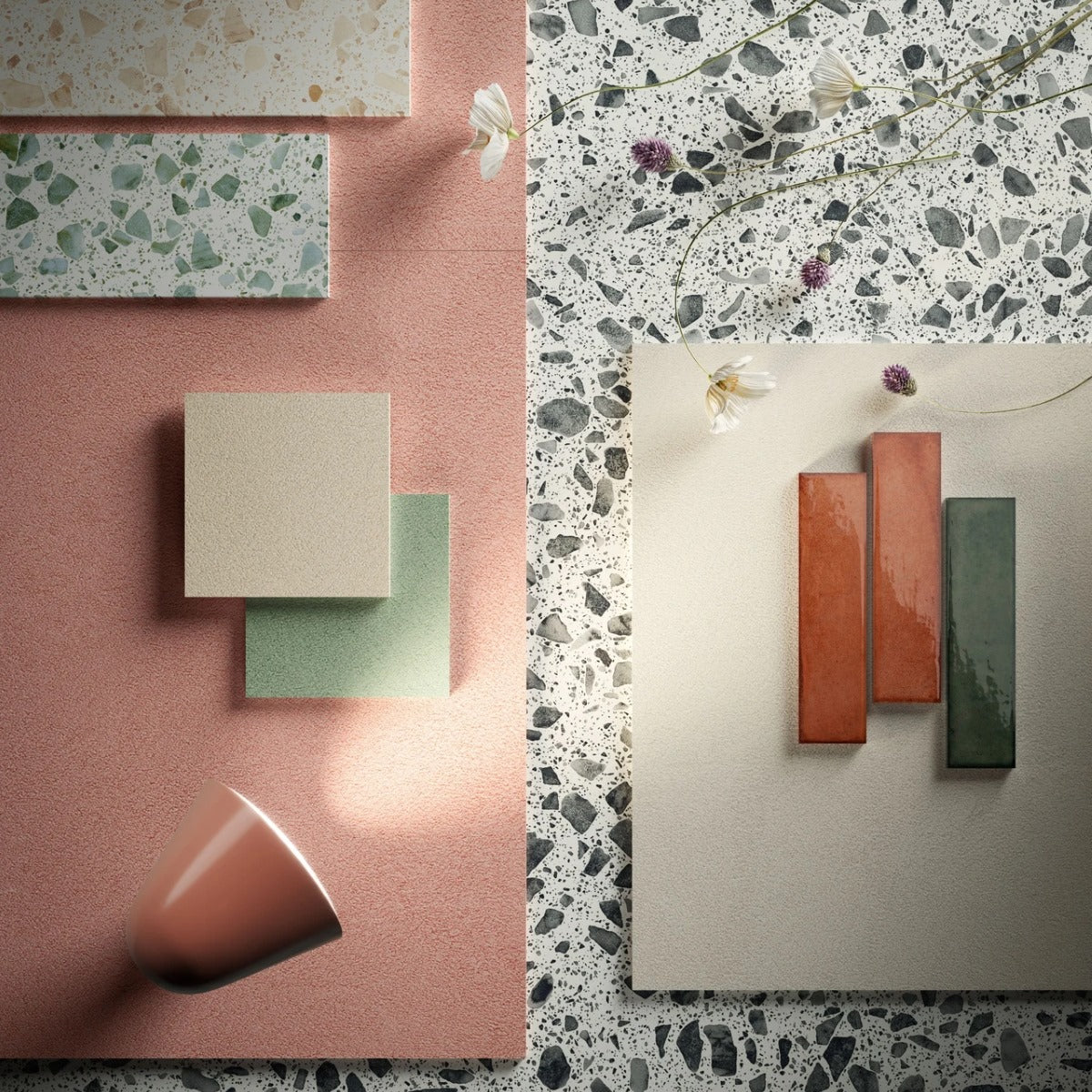 Gres Porcellanato Rettificato Naturale Soft Effetto Graniglia 90X90 - Iro Ivory