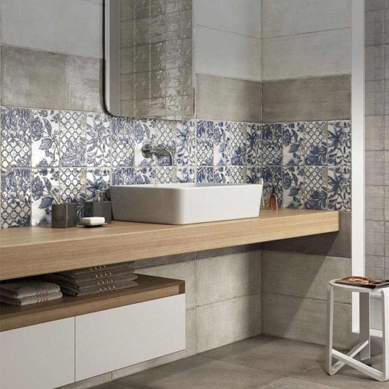Rivestimento in Ceramica Effetto Legno Naturale 26x60.5 Cenere Be Unique - Herberia