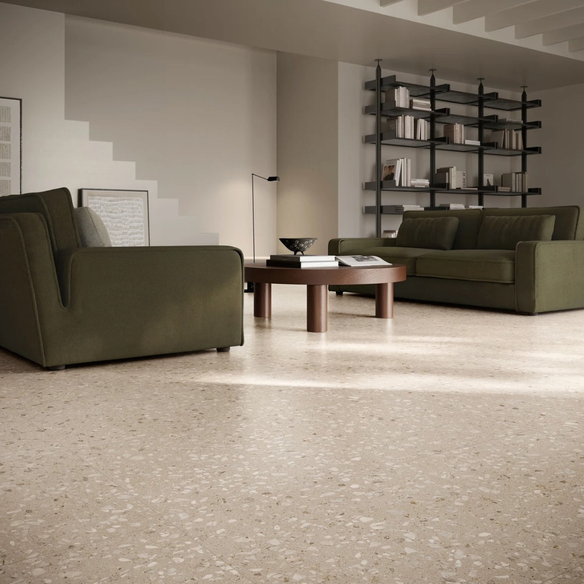 Gres Porcellanato Rettificato Antislip Surface 2.0 Effetto Graniglia 90X90 - Glow Sand