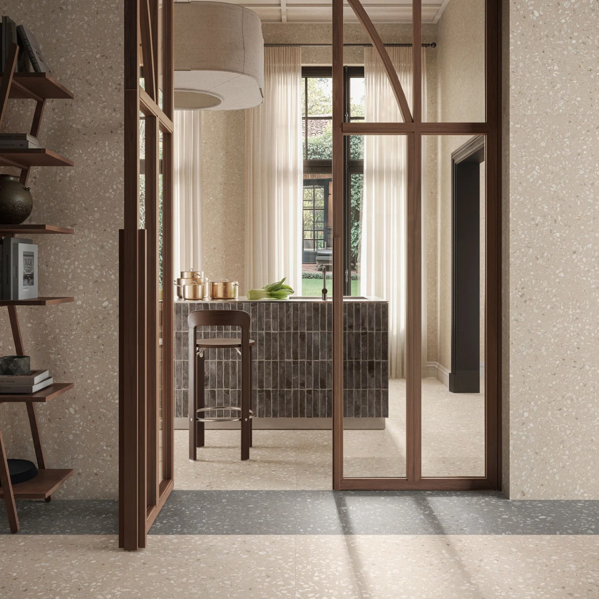 Gres Porcellanato Rettificato Antislip Surface 2.0 Effetto Graniglia 90X90 - Glow Sand