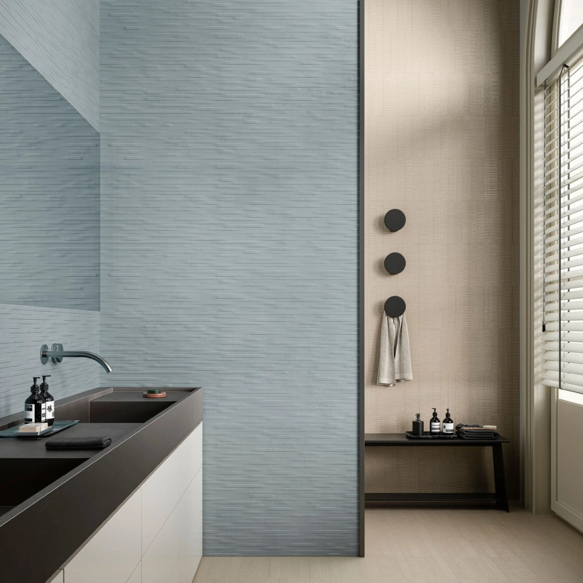 Gres Porcellanato Rettificato Naturale Soft Effetto Tinta Unita 60X120 - Iki Sky
