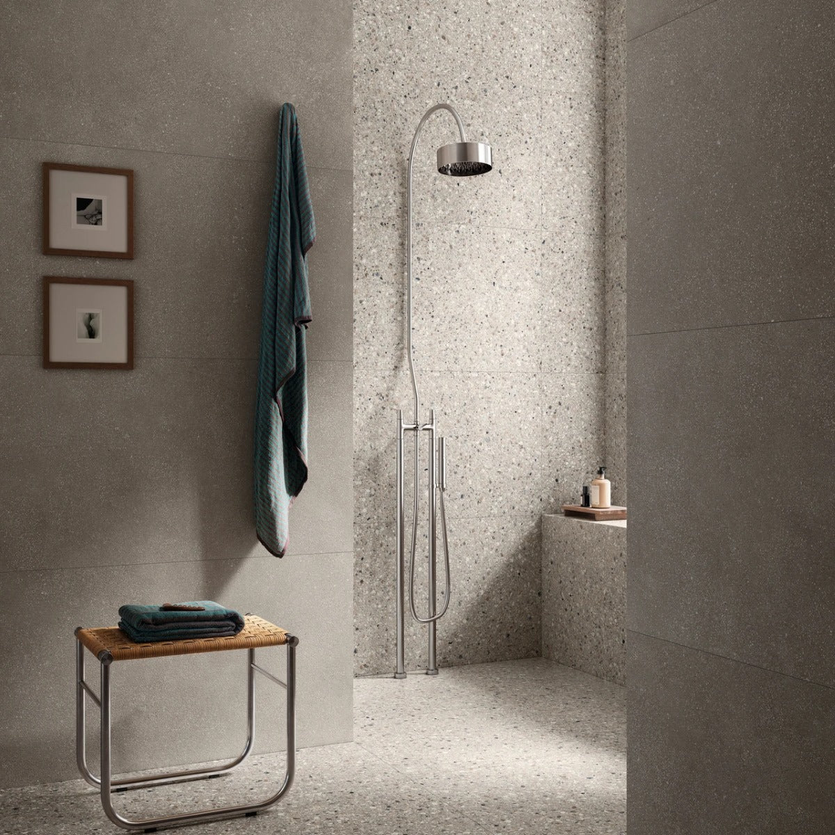 Gres Porcellanato Rettificato Plissè Small Effetto Cemento 60X120 - Gravel Grey
