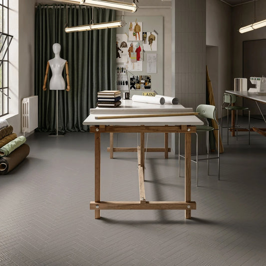 Gres Porcellanato Rettificato Naturale Effetto Legno 5X30 - Iki wood Smoke