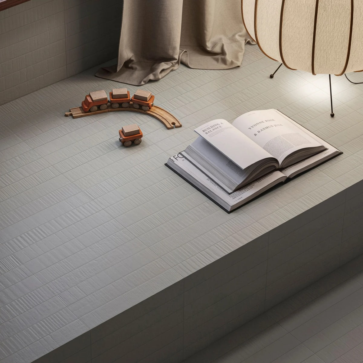 Gres Porcellanato Rettificato Naturale Effetto Legno 5X30 - Iki wood Smoke
