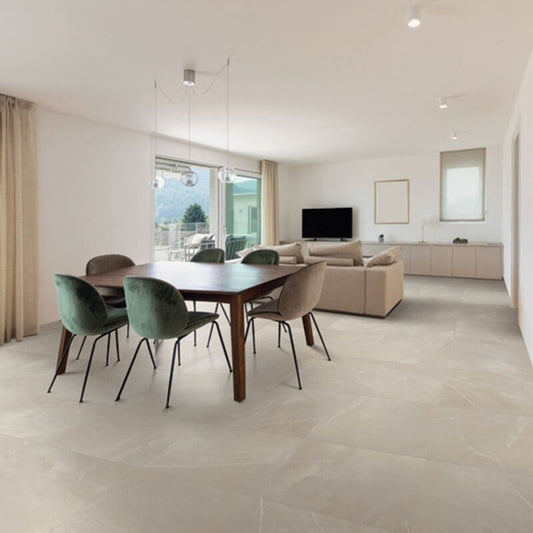 Gres Porcellanato Effetto Marmo Naturale 60x120 Canova Beige Marmi Pregiati - Soluzioni Tiles