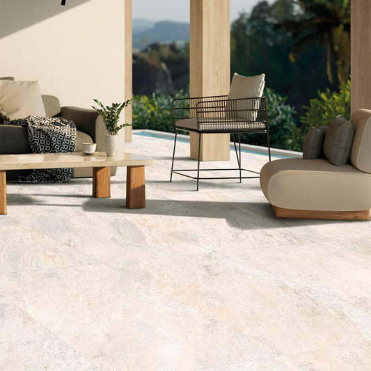 Gres Porcellanato Effetto Pietra Grip 30.5x60 Gold River - Soluzioni Tiles