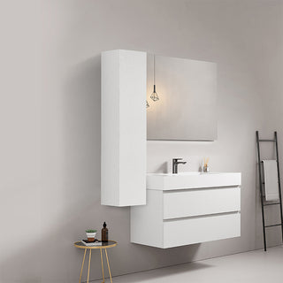 Colonna Sospesa H.120 cm Bianco - Fiji Wood