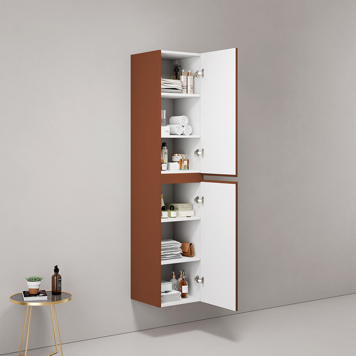 Colonna Sospesa Cannettata H.160 cm Cotto Contemporaneo - Fiji Paint Canneté