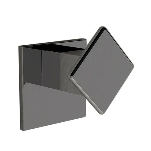 Appendiabito Square Cromo - Saniplast in chrome finish, designed for durable plumbing installation.