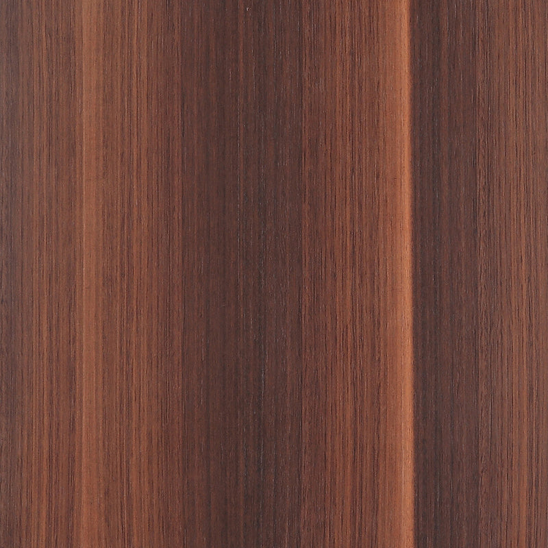 Mobile Bagno 100 cm A Terra Noce Scuro Specchio Tondo - Reid