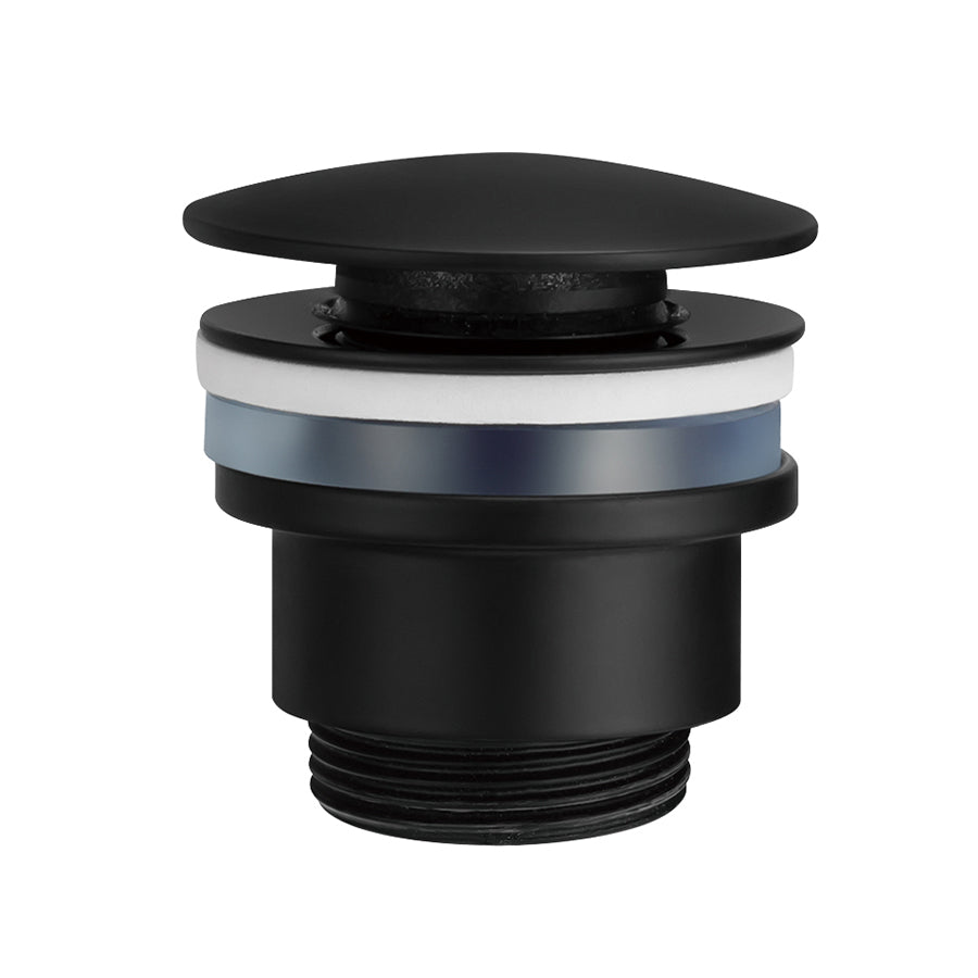 Piletta Click Clack 1″1/4 Per Lavabo e Bidet Nero Opaco - Imex