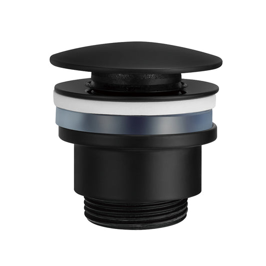 Piletta Click Clack 1″1/4 Per Lavabo e Bidet Nero Opaco - Imex