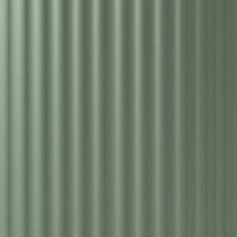 Lavabo Freestanding Reid 50 cm Verde Salvia Specchio Tondo Retroilluminato - Meda