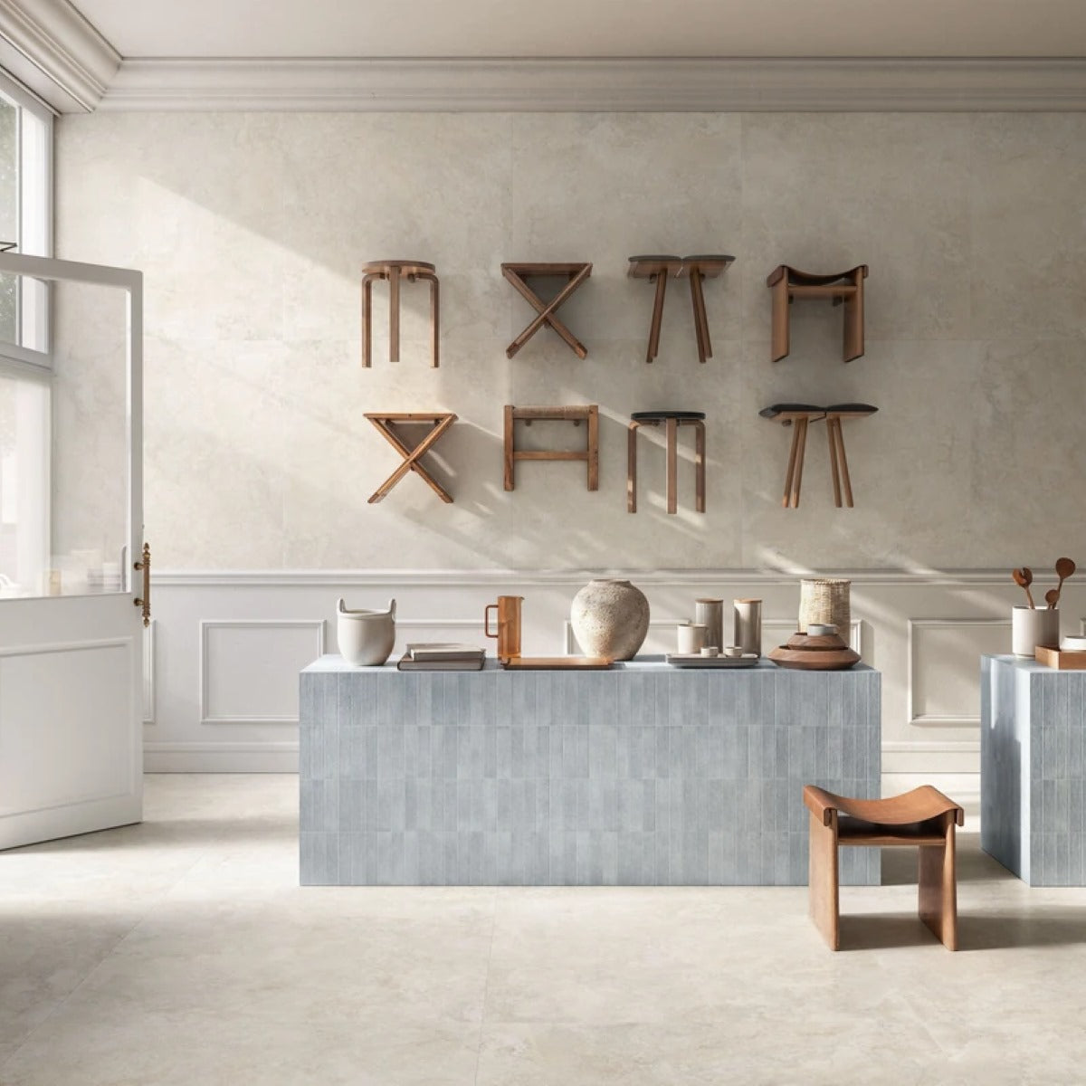 Gres Porcellanato Rettificato Kry Effetto Marmo 60X120 - Invictus cross White