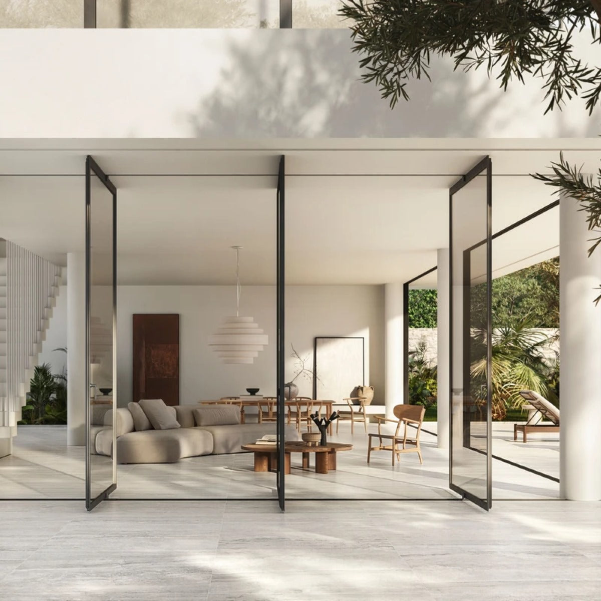 Gres Porcellanato Rettificato Rigato Effetto Marmo 60X120 - Invictus White