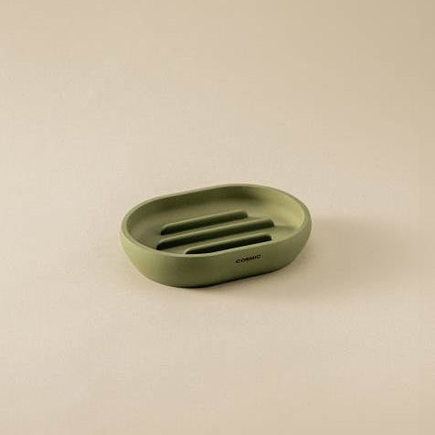 Set Accessori da Bagno Saona Sage Green - Cosmic, elegante portaaccessori in verde salvia, design minimalista e funzionale.