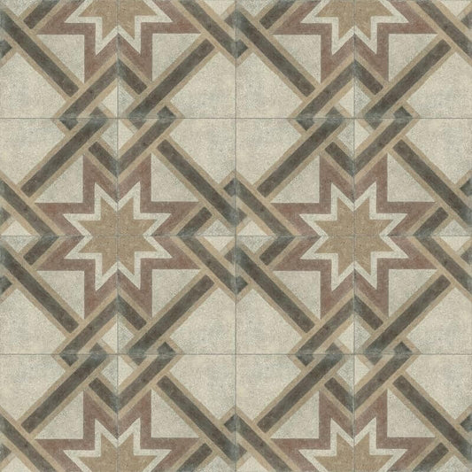 Natural Rectified Stone Effect Porcelain Stoneware Decor 20x20 8.5mm Concrete RetrÌ? B Play - ABK