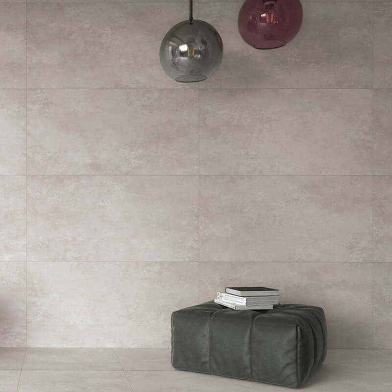 Cement Effect Porcelain Stoneware 60x120 Aragona Fresco - Naxos