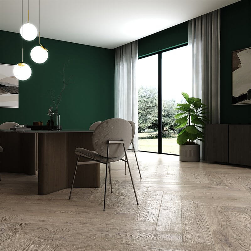 Natural Wood Effect Porcelain Stoneware 20x120 Beige PTD Tarragona - Ceramica Fiore
