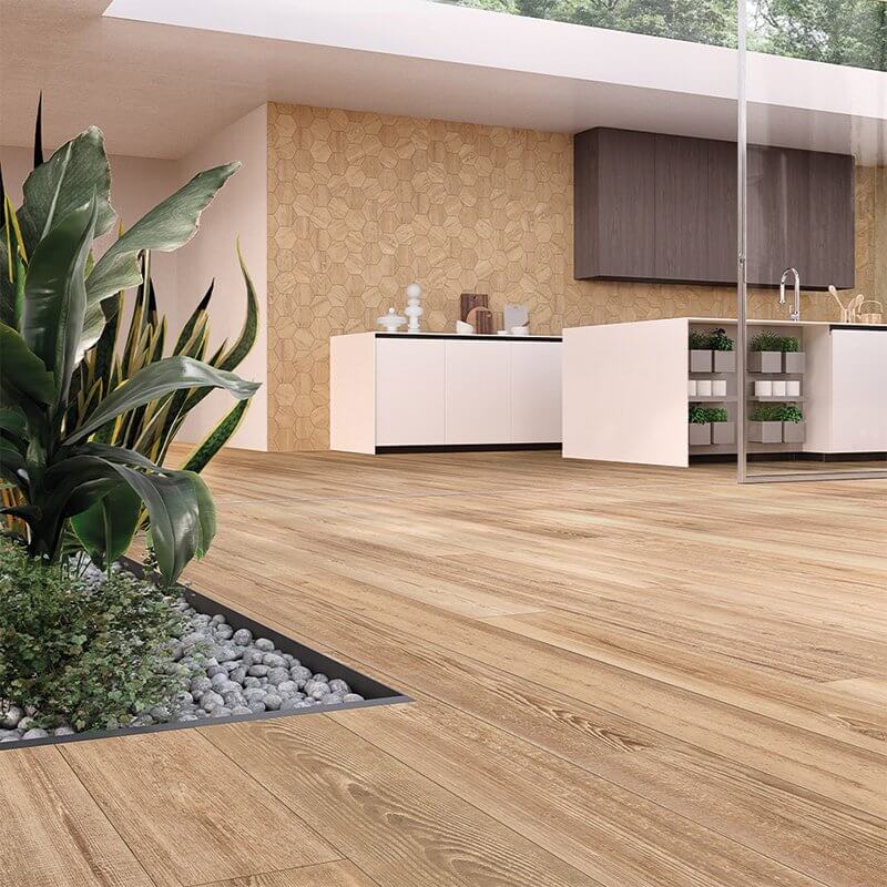 Gres Porcellanato Effetto Legno Naturale 60x60 Clay Unika Opera - DUE G