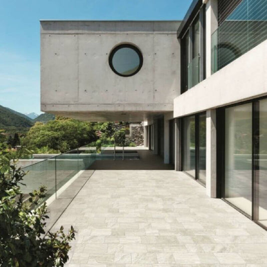 Gres Porcellanato Effetto Pietra Grip 60x60 20 mm Miami_White Airtech - Florim